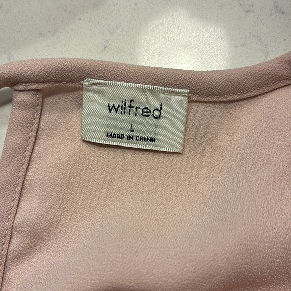 Aritzia Wilfred Fleurette Jumpsuit large open back - Picture 6 of 6